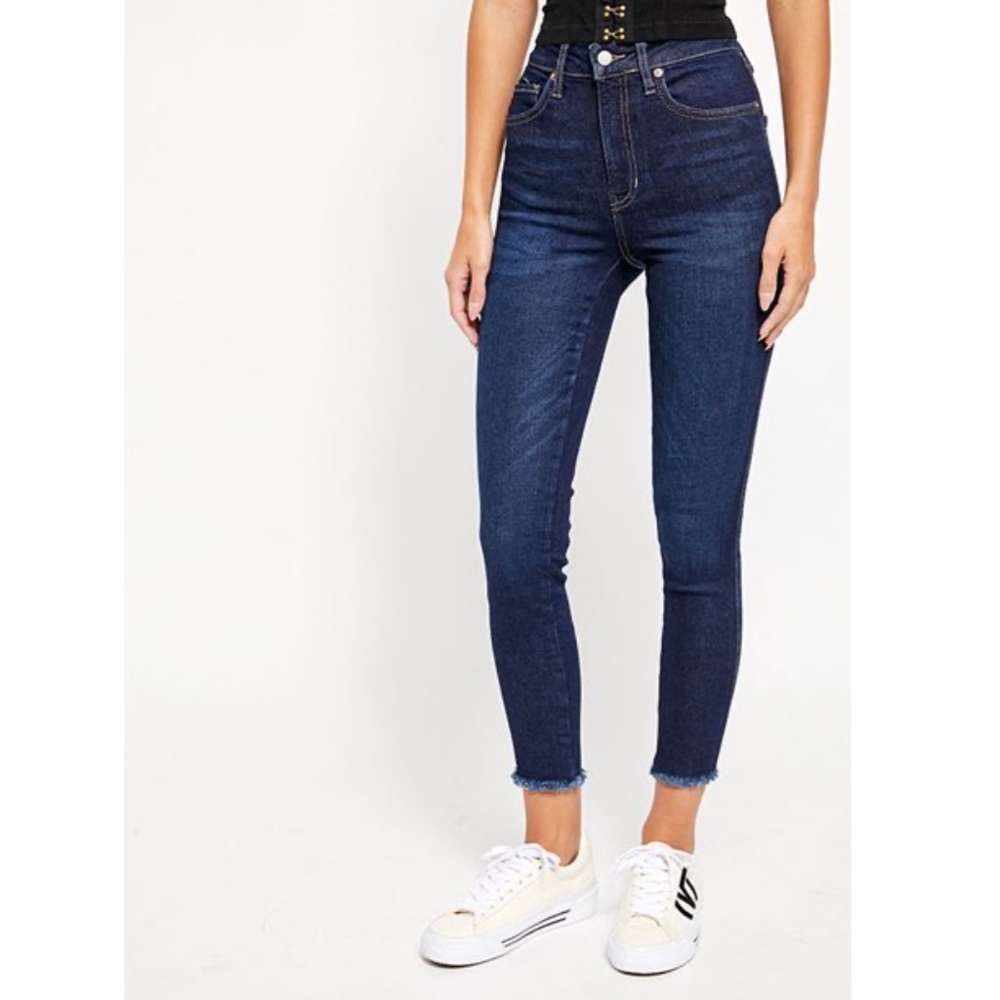 NWT Free People We the Free Raw Hem High Rise Jegging Jeans